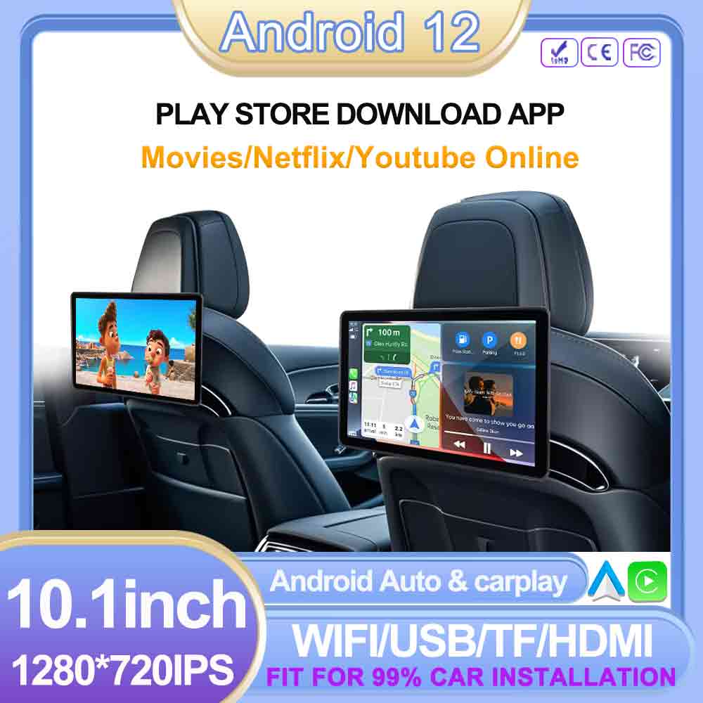 Ram Tablet Accessories - 10.1인치 차량 헤드레스트 모니터 태블릿 화면