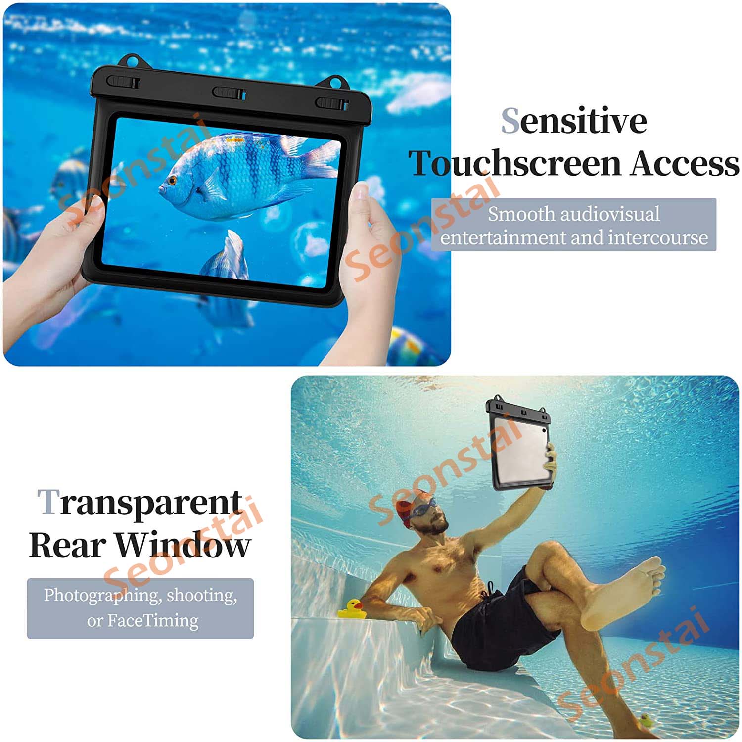 Kindle Tablet Accessories - 방수 파우치 케이스 커버 프로텍터, 8