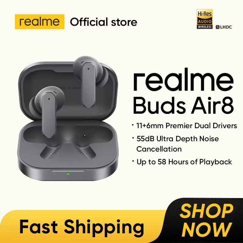 Realme Tablet Accessories - 글로벌 버전 realme Buds Air 8