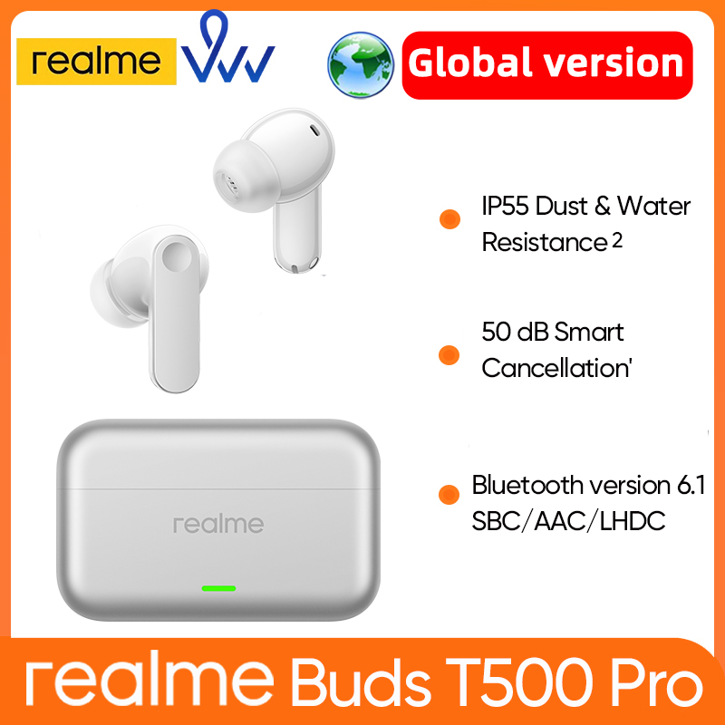 Realme Tablet Accessories - 글로벌 버전 realme buds T500 pro
