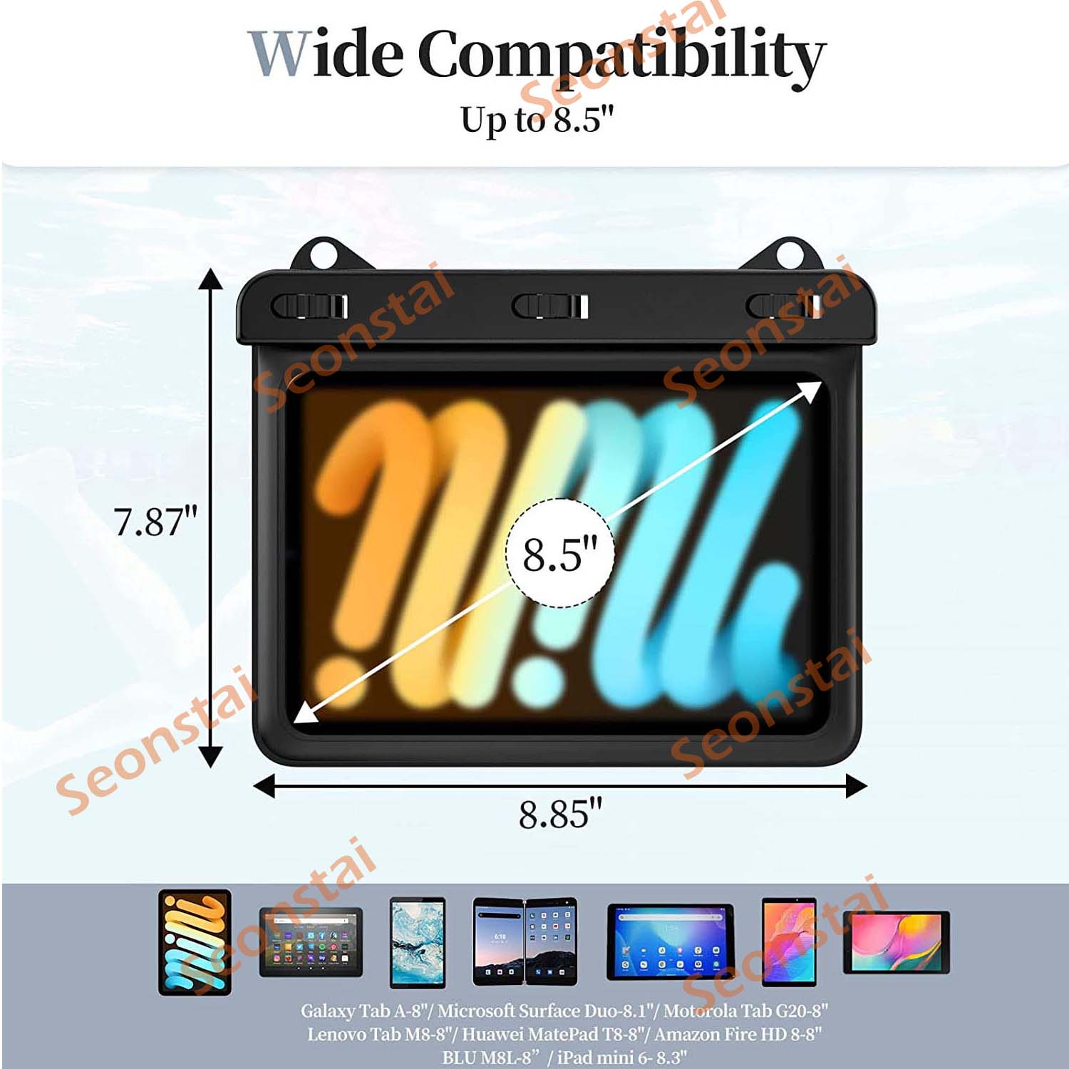 방수 파우치 케이스 커버 프로텍터, 8 인치 방수 태블 - Kindle Tablet Accessories 리뷰 및 가격