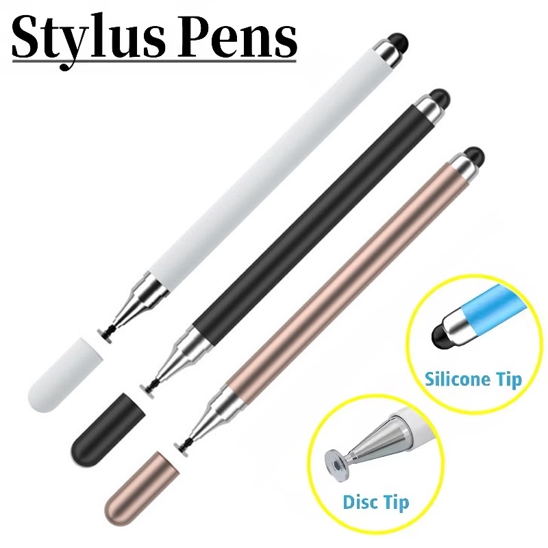 2 in 1 유니버설 스타일러스 펜 아이패드 화웨이 태 - Pen Tablet Accessories 리뷰 및 가격