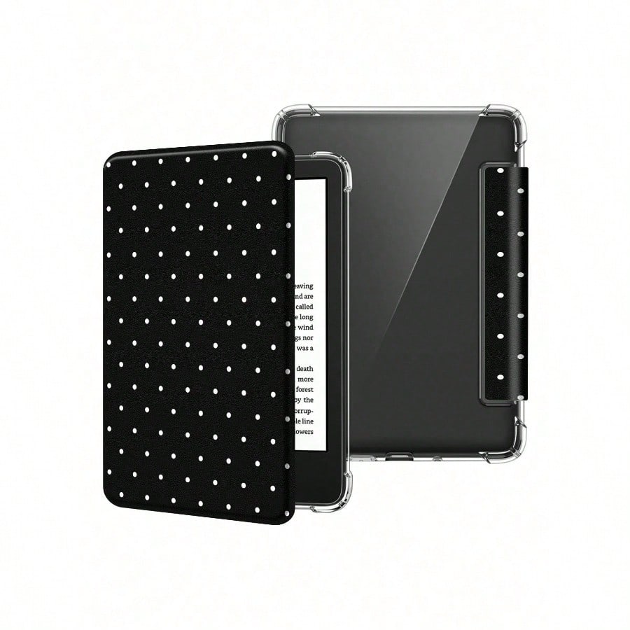 흰색 도트 패턴의 초박형 투명 킨들 전자책 리더 보호  - Kindle Tablet Accessories 리뷰 및 가격