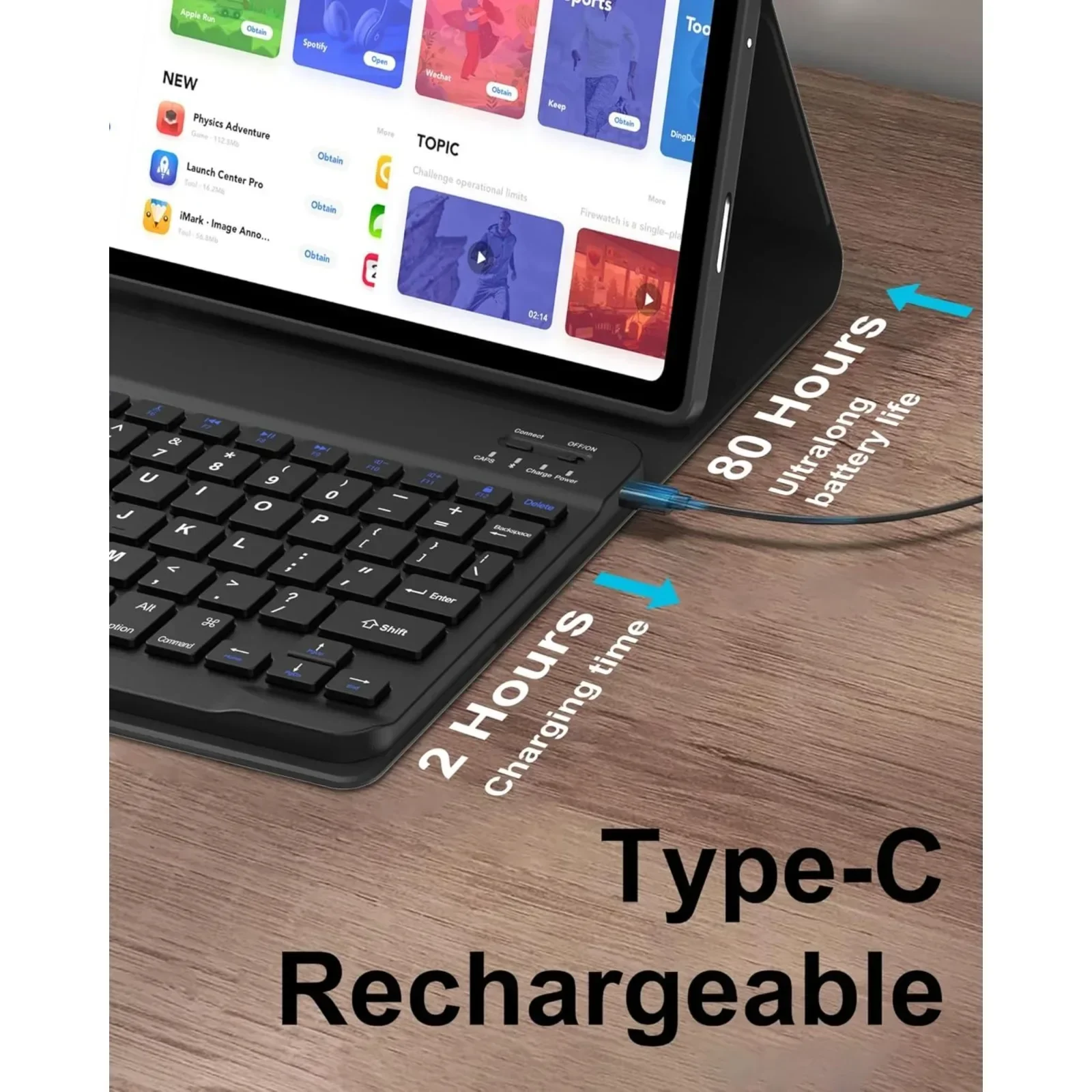 삼성 갤럭시 탭 A 2019 SM-T510/T515 1 - Tablet Keyboard Case 리뷰 및 가격