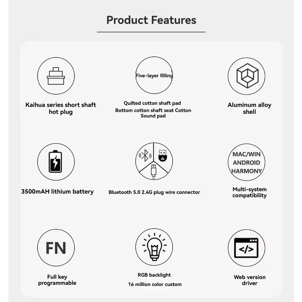 Keydous AJ68 기계식 키보드 휴대용 게임 액세 - Tablet Accessories Gifts 리뷰 및 가격