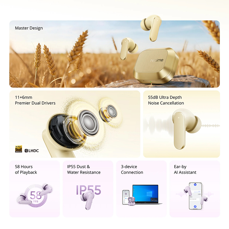리얼미 버즈 에어 8 글로벌 버전 액티브 노이즈 캔슬링 - Realme Tablet Accessories 리뷰 및 가격