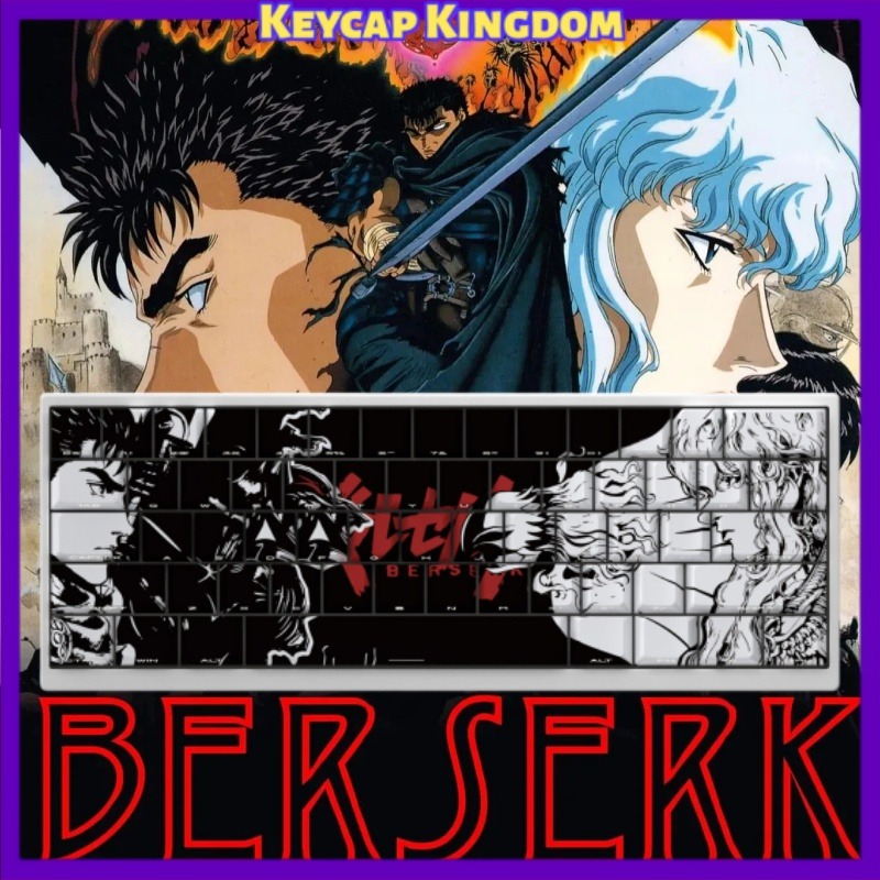 BERSERK 테마 애니메이션 키캡 98 키 기계식 키 - Tablet Accessories Gifts 리뷰 및 가격