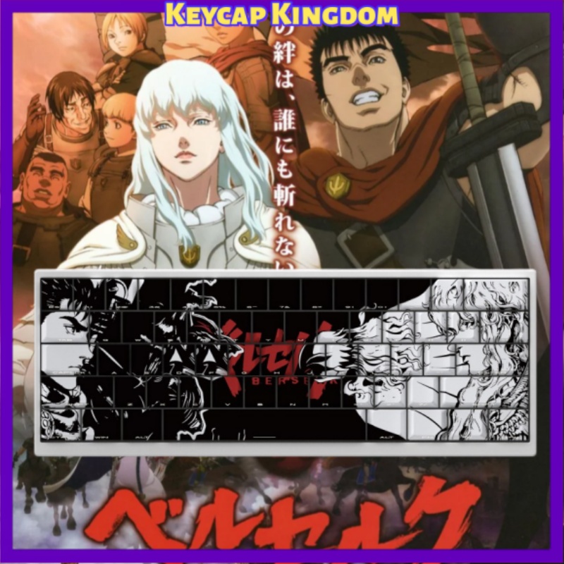 BERSERK 테마 애니메이션 키캡 98 키 기계식 키 - Tablet Accessories Gifts 리뷰 및 가격