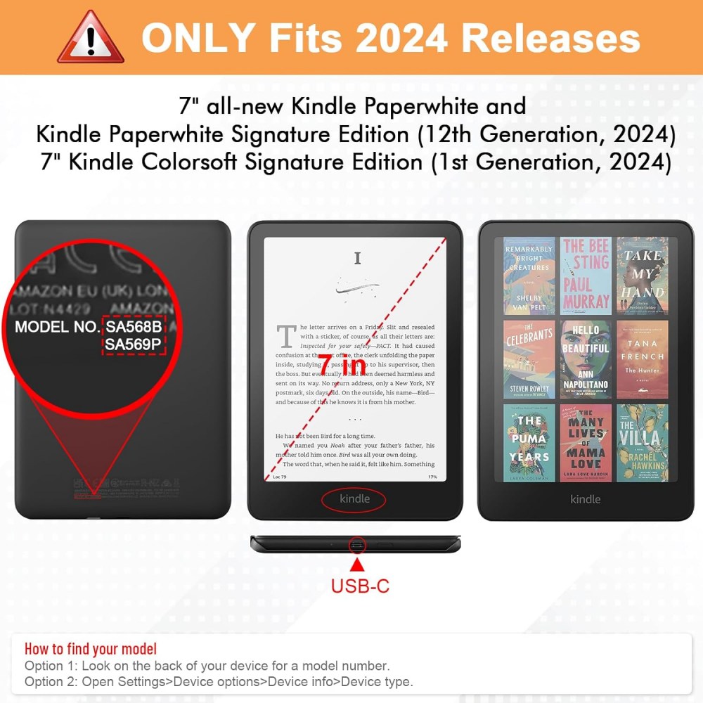 Kindle Paperwhite 2024 케이스, 12 - Kindle Tablet Accessories 리뷰 및 가격