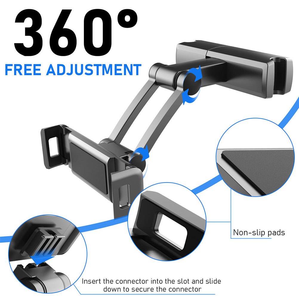 차량용 태블릿 홀더 헤드레스트 마운트 조절 가능 4.7 - Tablet Car Mount 리뷰 및 가격