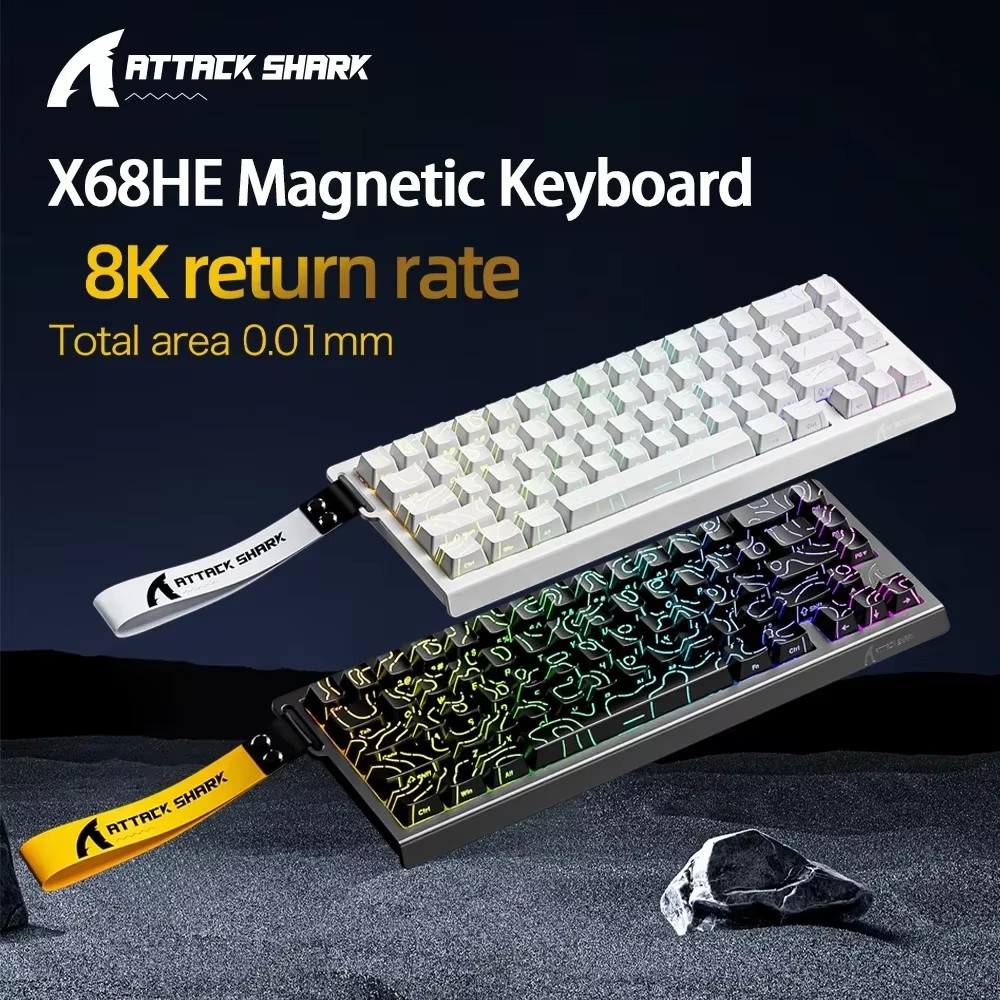 ATTACK SHARK X68HE 자기 기계식 키보드  - Tablet Accessories Gifts 리뷰 및 가격